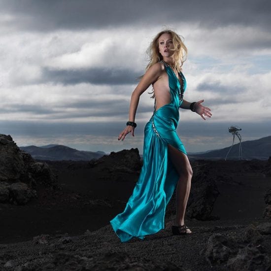 Alien worlds fashion shoot