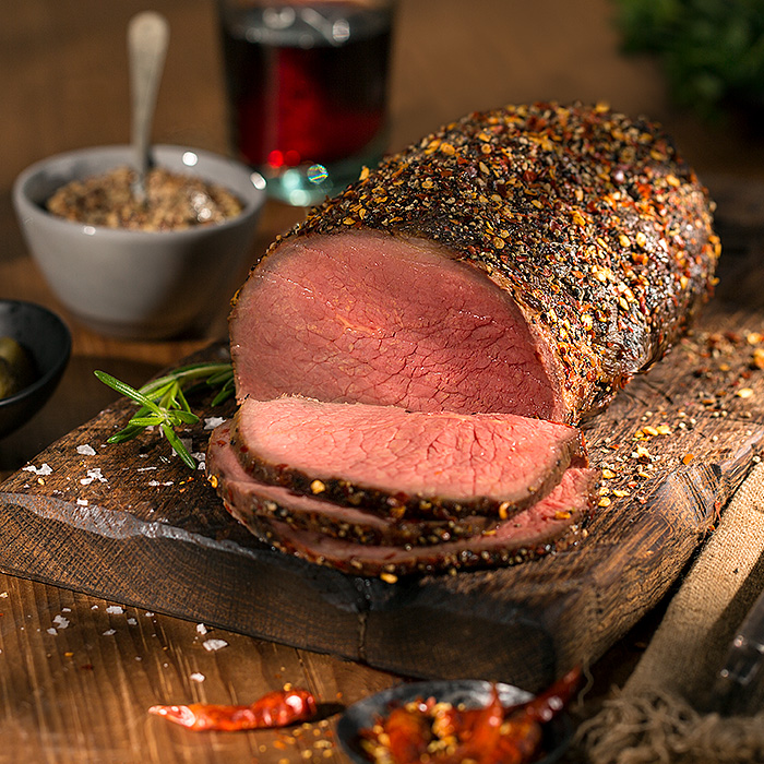 Rustic Food Photography: Roast Beef