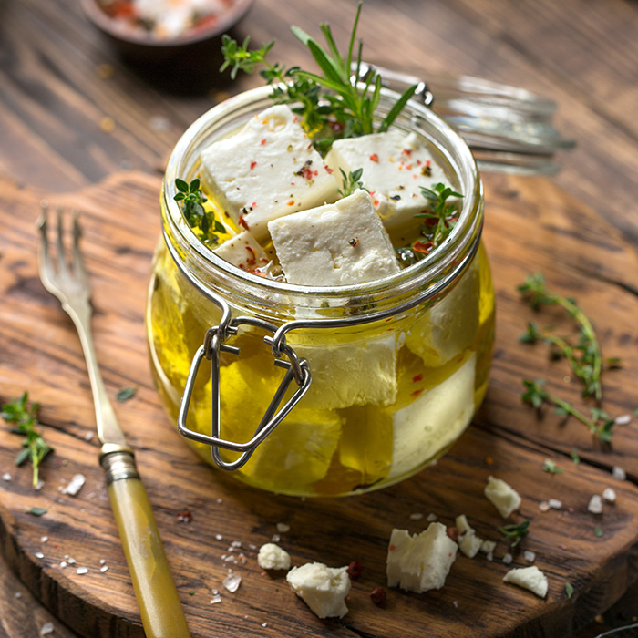 Rustic Food Photography: Feta Cheese