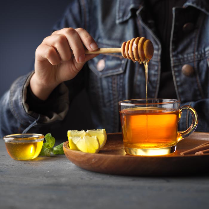 Editorial Food Photography: Honey Tea