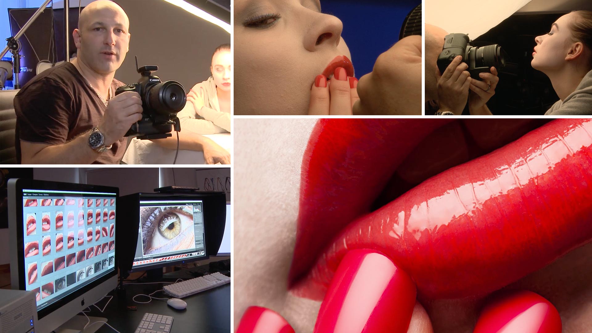 Lips and Nails Close-up