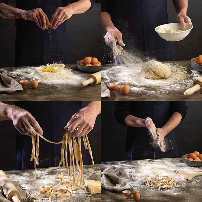 Editorial Food Photography: Making Pasta