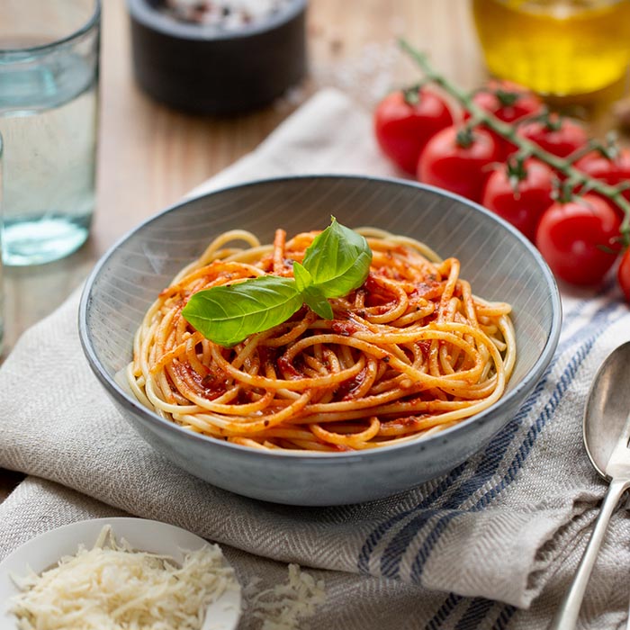 Food Photography With Natural Light: Pasta