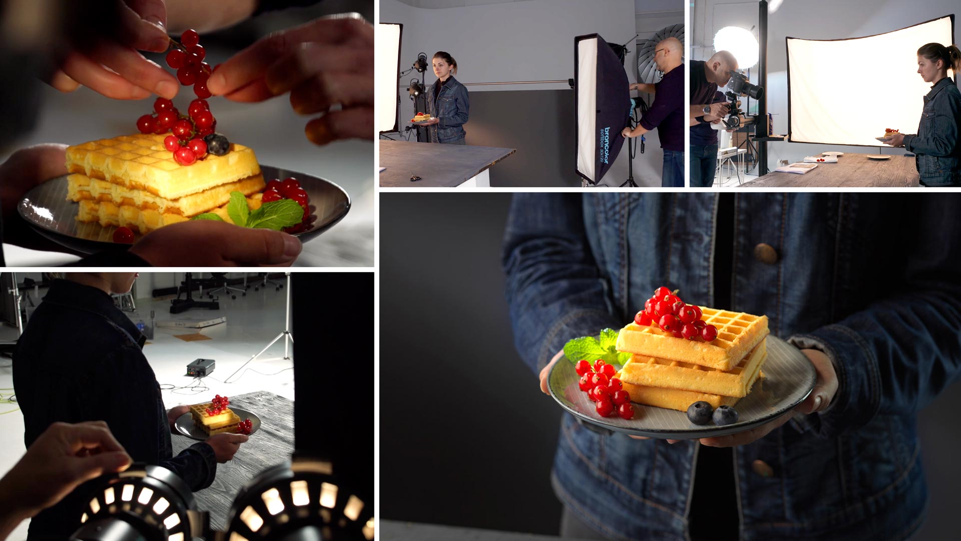 Editorial Food Photography: Waffles