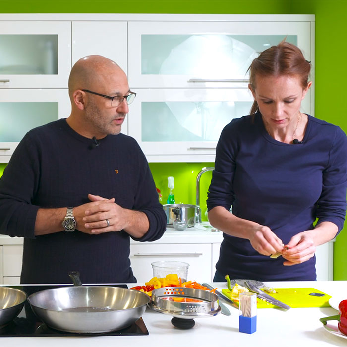 Stir Fry Food Shoot Preparation