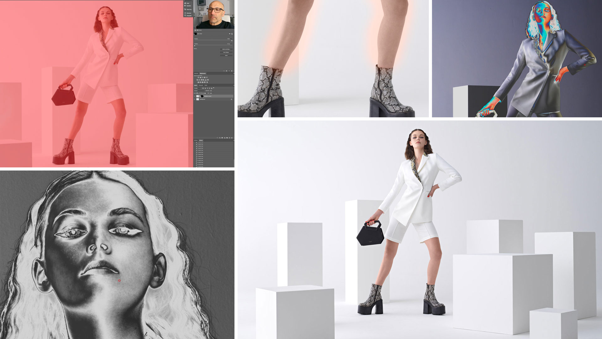 White Blocks Fashion | Post-Production