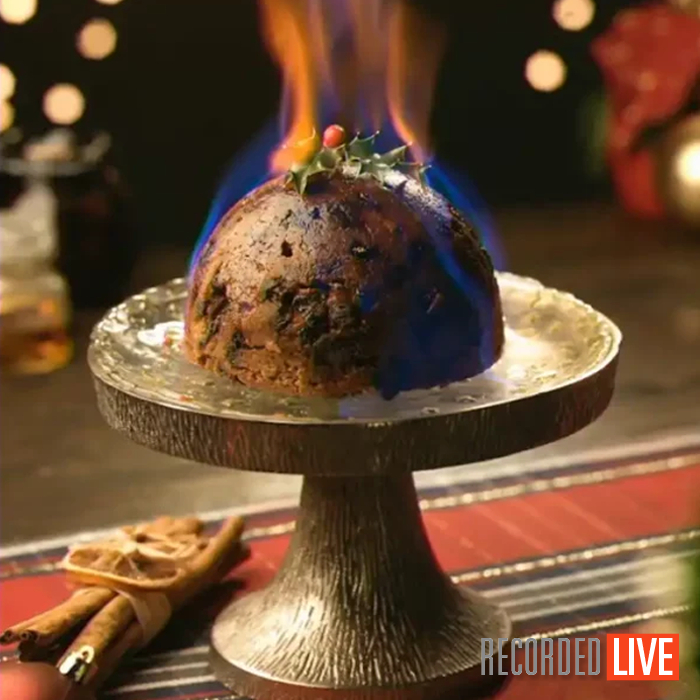 Capturing Flames in Photography: Christmas Pudding